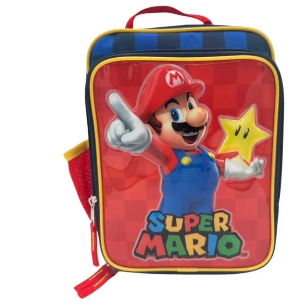 Super Mario Bros insulated lunch tote